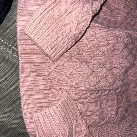 Kith Pink Cable Knit Girl’s Sweater - Picture 6 of 9